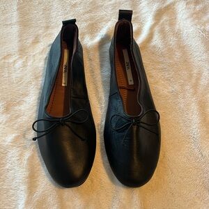 Zara Black Ballet Flats NEVER WORN